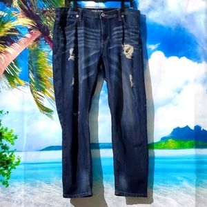 Express JEANS GIRLFRIEND DISTRESSED WOMEN'S JEANS SIZE 8